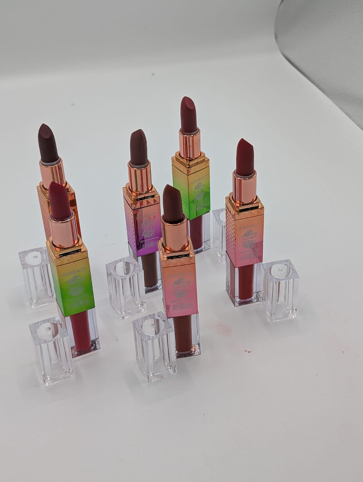 Huxia Beauty 2 in 1 Kiss Me Matte Lipstick & Lipgloss - The Nexa Shop