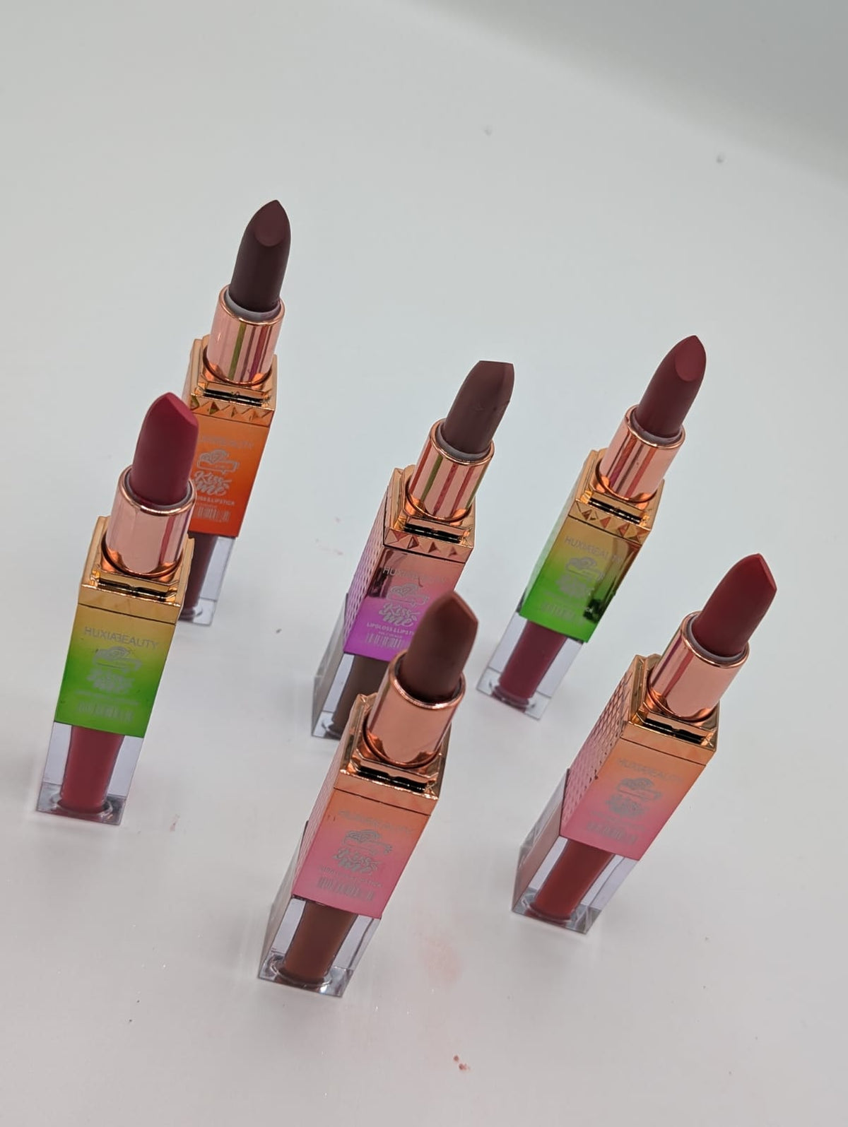 Huxia Beauty 2 in 1 Kiss Me Matte Lipstick & Lipgloss - The Nexa Shop