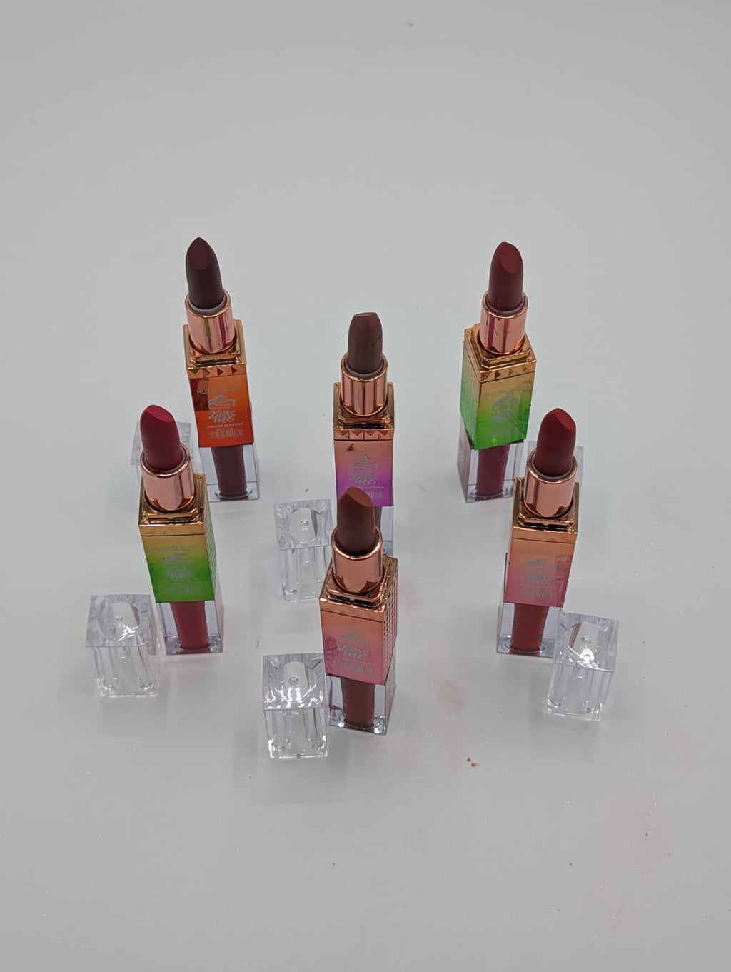 Huxia Beauty 2 in 1 Kiss Me Matte Lipstick & Lipgloss - The Nexa Shop