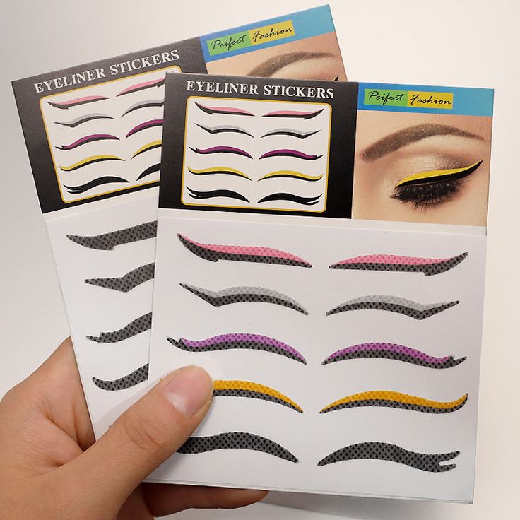 Instant Winged Eyeliner Stickers – Multi-Color Waterproof Adhesive Eye Makeup Set - The Nexa Shop