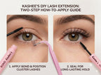 Kashee's 192-Pcs DIY Cluster Eyelash Extension Kit with Bond, Seal & Applicator Tool - The Nexa Shop