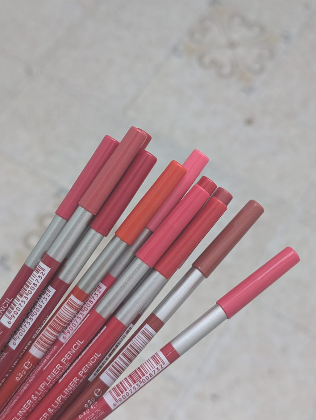 KATHLEEN Long Lasting Thick Lipliner Pencil Set (12 Pcs) - The Nexa Shop