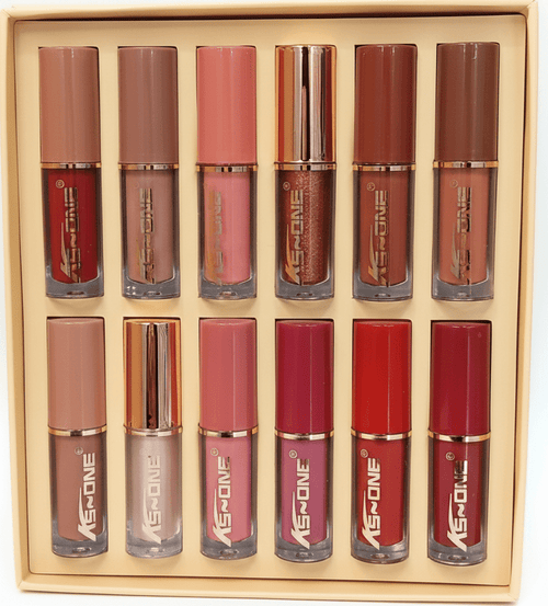 KS One Liquid Lipstick Set (12 pcs) | Matte Lip Color Collection - The Nexa Shop