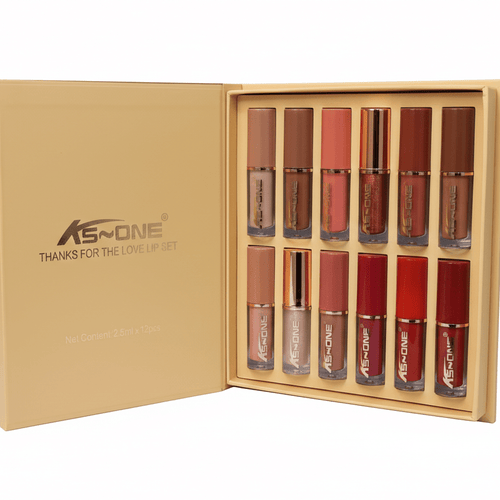 KS One Liquid Lipstick Set (12 pcs) | Matte Lip Color Collection - The Nexa Shop