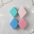 Lemon Beauty Pack of 4 Makeup Blender Puffs – Square Foundation Sponges - The Nexa Shop