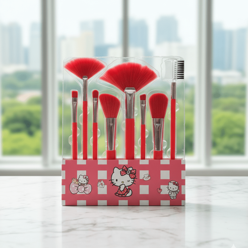 Makeup Brush Set (8 pcs) | Soft Cosmetic Brushes Kit - The Nexa Shop