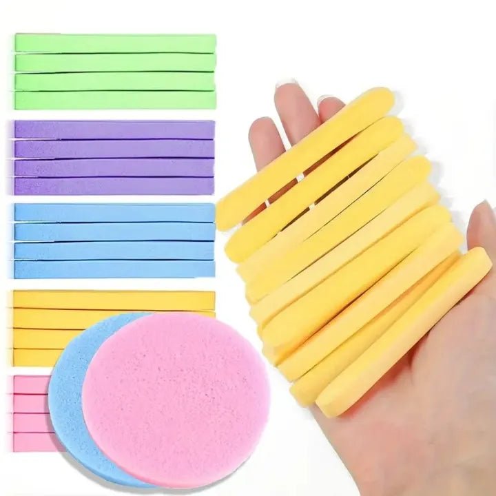 Makeup Sponge Wedges Set (12 pcs) | Soft Cosmetic Blending Sponges - The Nexa Shop
