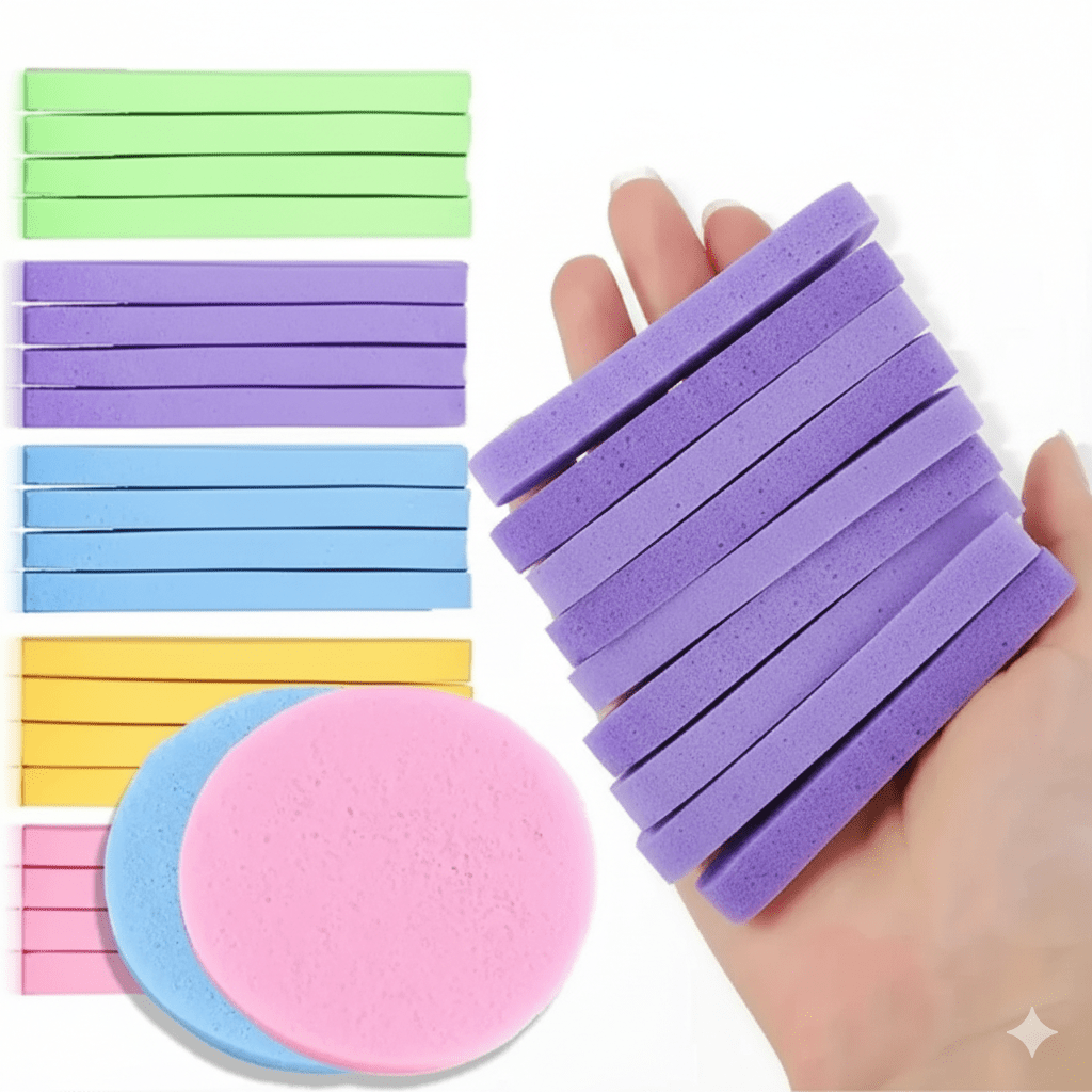 Makeup Sponge Wedges Set (12 pcs) | Soft Cosmetic Blending Sponges - The Nexa Shop