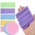 Makeup Sponge Wedges Set (12 pcs) | Soft Cosmetic Blending Sponges - The Nexa Shop