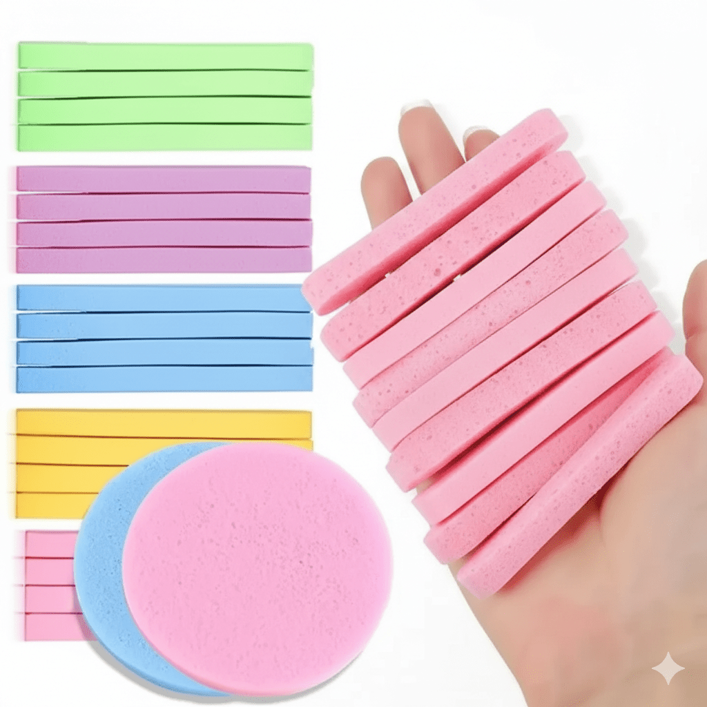Makeup Sponge Wedges Set (12 pcs) | Soft Cosmetic Blending Sponges - The Nexa Shop