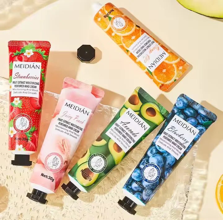 Meidian Fruit Extract Moisturizing Perfumed Hand Cream Set – Pack of 5 - The Nexa Shop