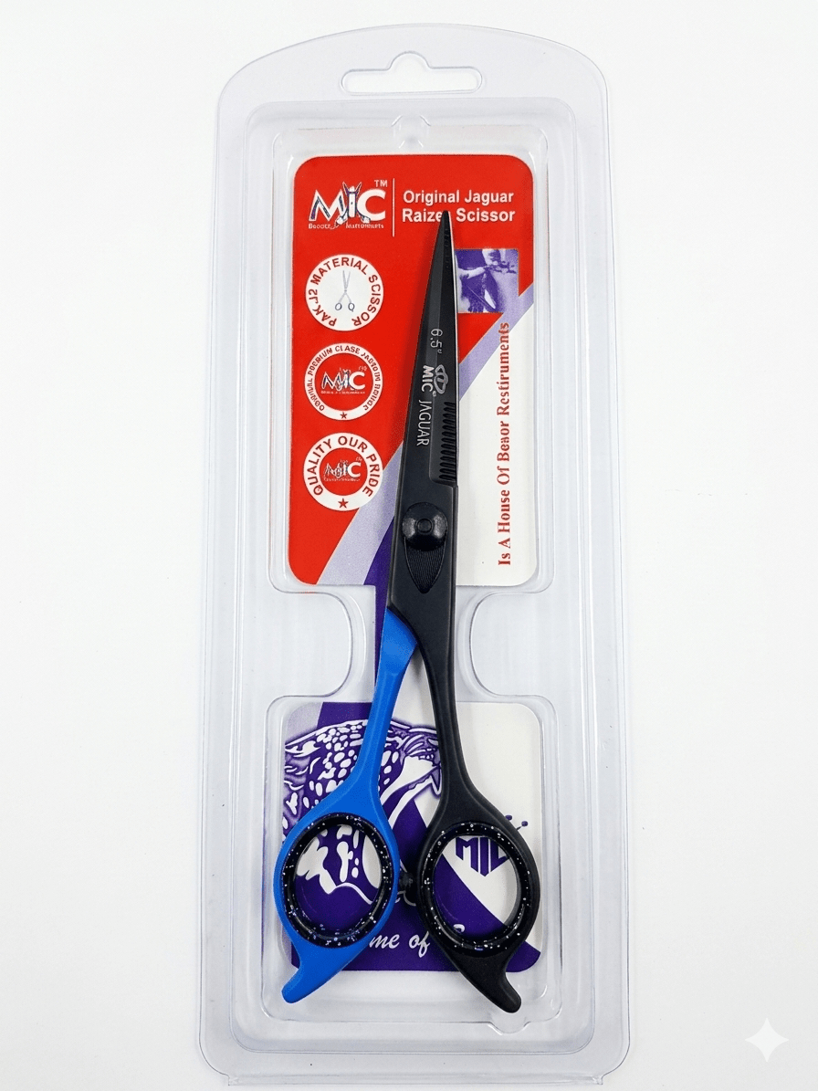 MIC Jaguar Raize Hair Thinning Scissors – 6.5" Stainless Steel Texturizing Shears - The Nexa Shop