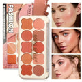 Miss Rose 10-Color Professional Blush Palette - Radiant Glow - The Nexa Shop