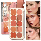 Miss Rose 10-Color Professional Blush Palette - Radiant Glow - The Nexa Shop