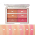 Miss Rose 6 Color Rubik’s Cube Matte Blusher Palette - The Nexa Shop