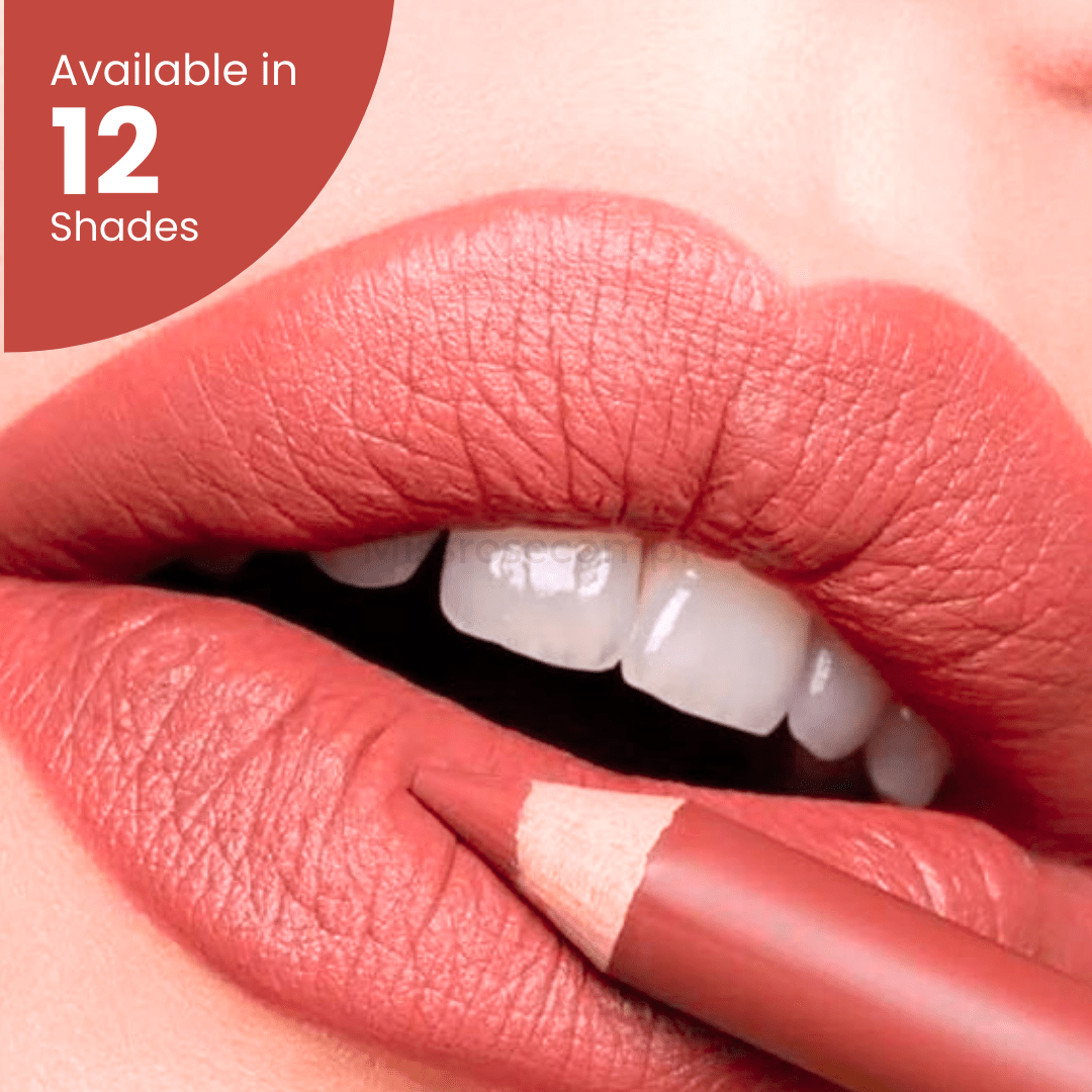 Miss Rose 6-Pcs Waterproof Lip Liner Set for Perfect Contour - The Nexa Shop