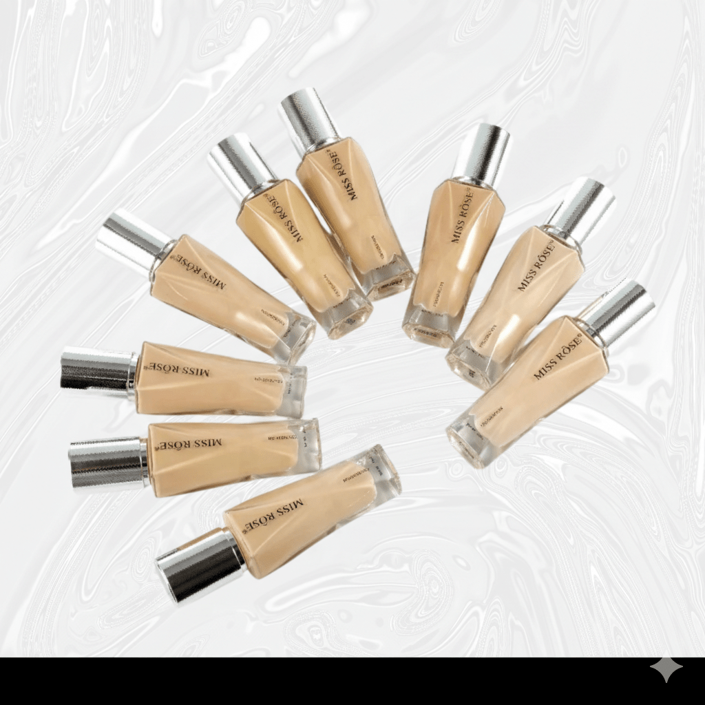Miss Rose Crystal Ice Strong Foundation | Full Coverage Liquid Base - The Nexa Shop