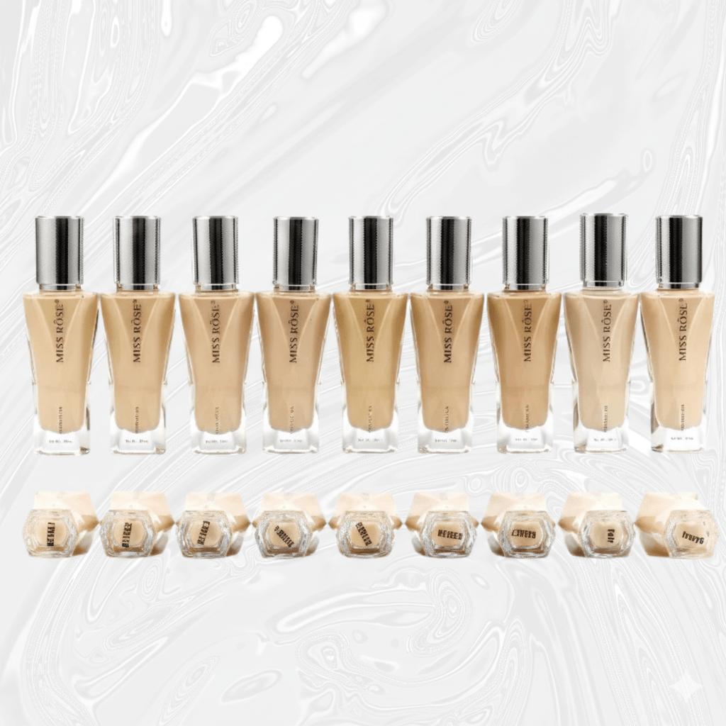 Miss Rose Crystal Ice Strong Foundation | Full Coverage Liquid Base - The Nexa Shop
