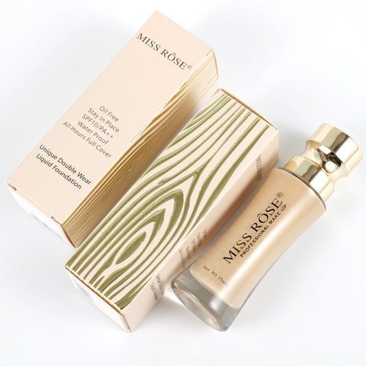 Miss Rose Double Wear Liquid Foundation (1 pc) | Full Cover Face Foundation - The Nexa Shop