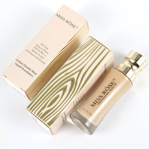 Miss Rose Double Wear Liquid Foundation (1 pc) | Full Cover Face Foundation - The Nexa Shop