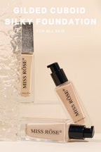 Miss Rose Glazed Cuboid Silky Foundation (1 pc) | Smooth Liquid Face Foundation - The Nexa Shop
