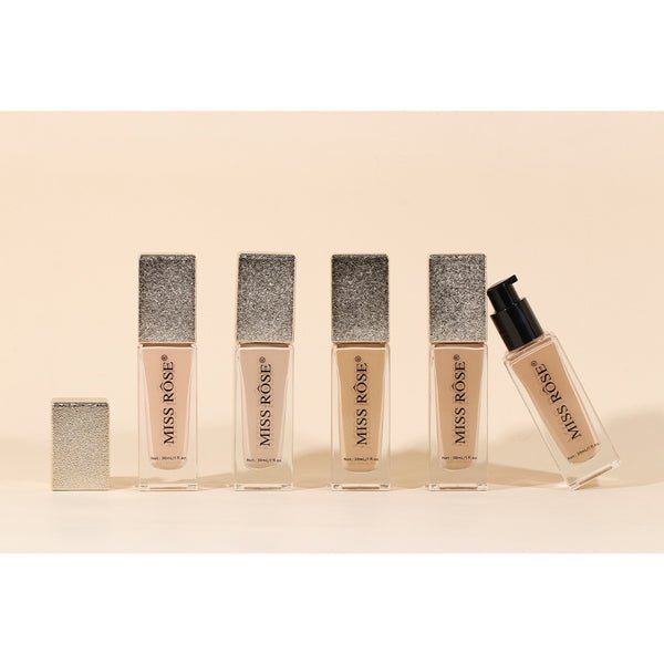 Miss Rose Glazed Cuboid Silky Foundation (1 pc) | Smooth Liquid Face Foundation - The Nexa Shop