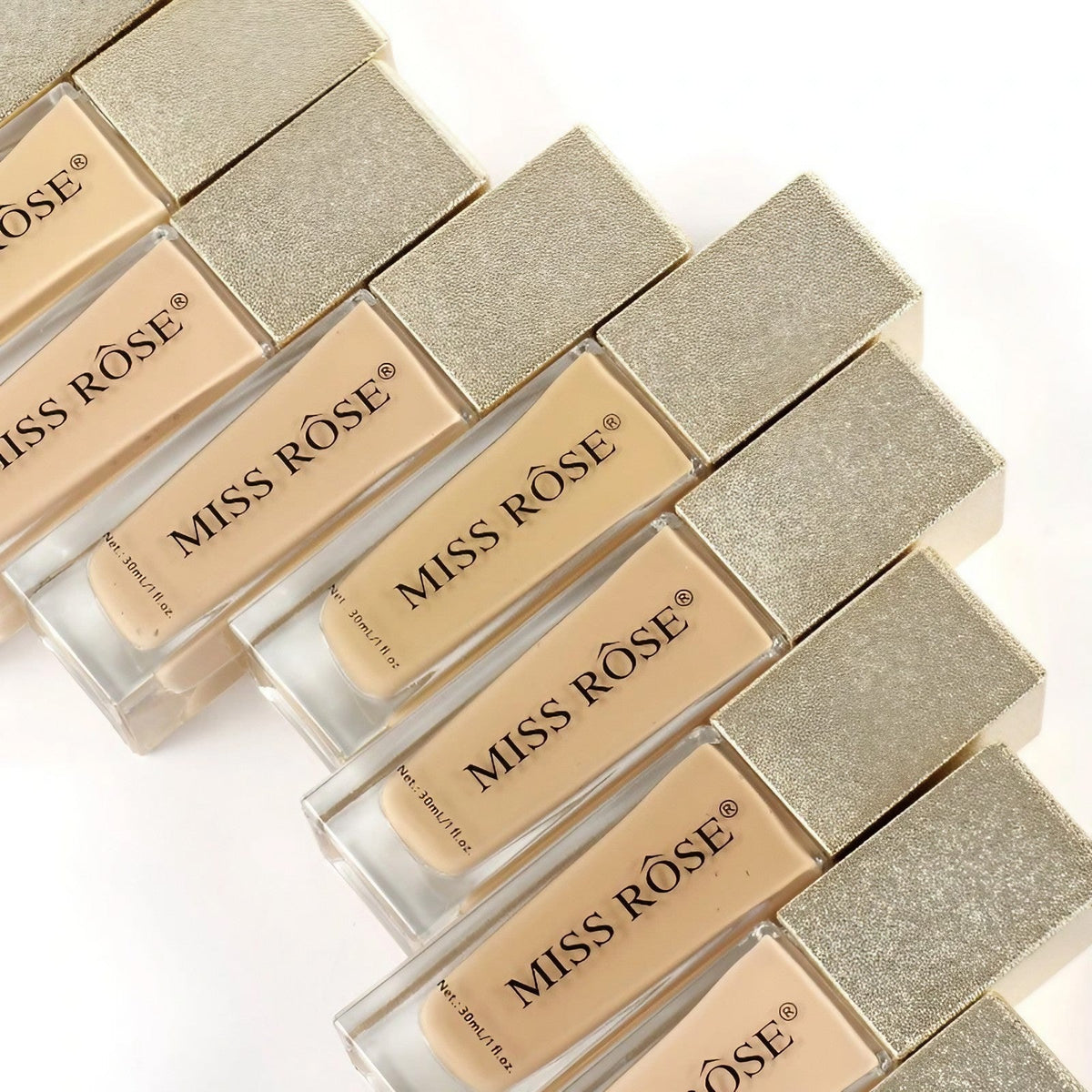 Miss Rose Glazed Cuboid Silky Foundation (1 pc) | Smooth Liquid Face Foundation - The Nexa Shop
