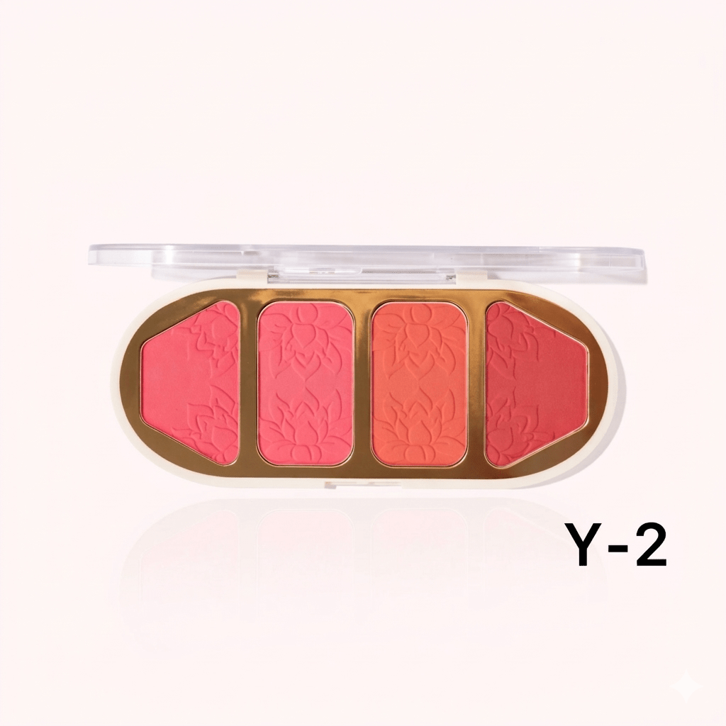 Miss Rose Island Hottie 4 Color Blusher Kit – Your Everyday Glam Essential - The Nexa Shop