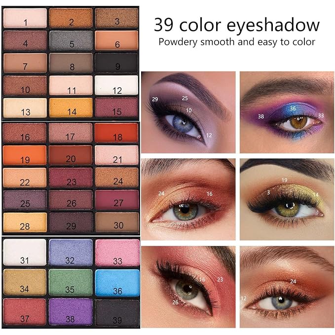 MISS ROSE M 58 Color Professional Makeup Palette Kit - The Nexa Shop
