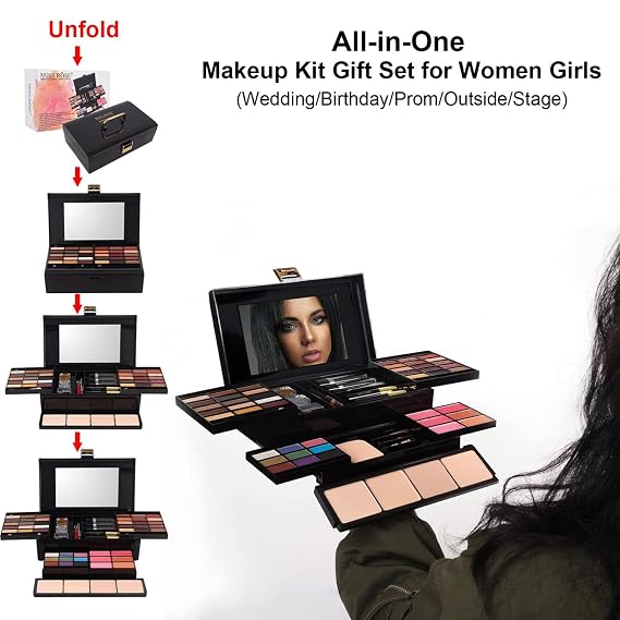 MISS ROSE M 58 Color Professional Makeup Palette Kit - The Nexa Shop