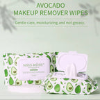 Miss Rose Makeup Remover Wipes – Deep Cleansing & Moisturizing (80 Sheets) - The Nexa Shop