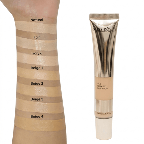 Miss Rose Silk Flawless Foundation Long-Lasting Liquid Base - The Nexa Shop