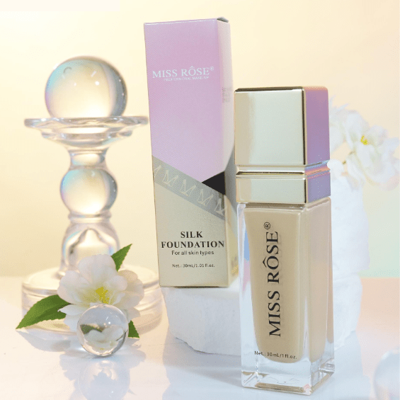 Miss Rose Silk Foundation | Smooth Finish Liquid Face Base - The Nexa Shop