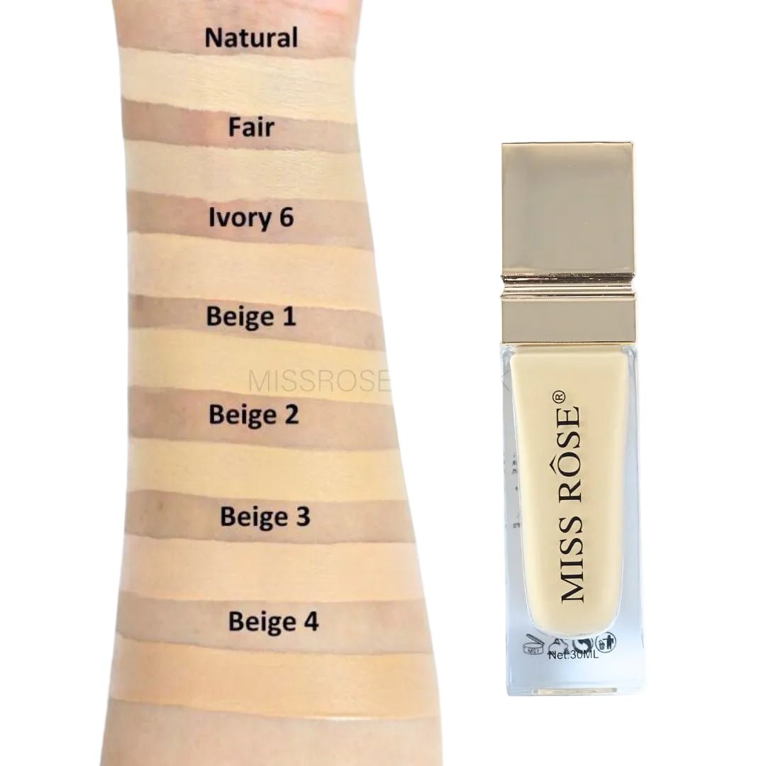 Miss Rose Silk Foundation | Smooth Finish Liquid Face Base - The Nexa Shop
