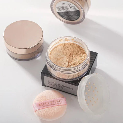 Miss Rose Silky & Soft Matte Loose Powder - Long-Lasting Finish - The Nexa Shop