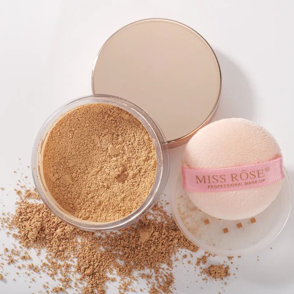 Miss Rose Silky & Soft Matte Loose Powder - Long-Lasting Finish - The Nexa Shop
