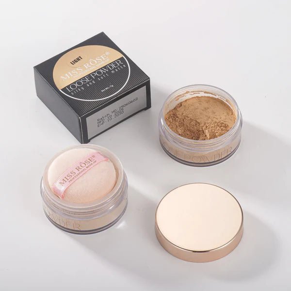 Miss Rose Silky & Soft Matte Loose Powder - Long-Lasting Finish - The Nexa Shop