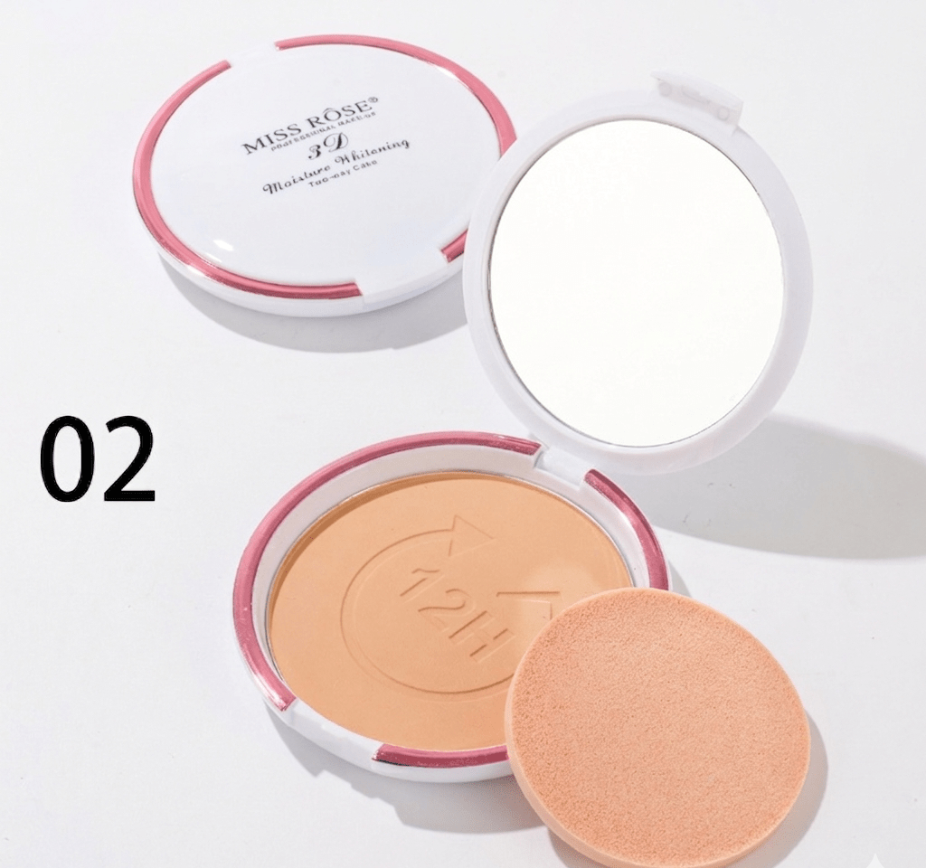 Miss Rose Two-Way Compact Powder – 12H Matte Finish & Oil Control - The Nexa Shop