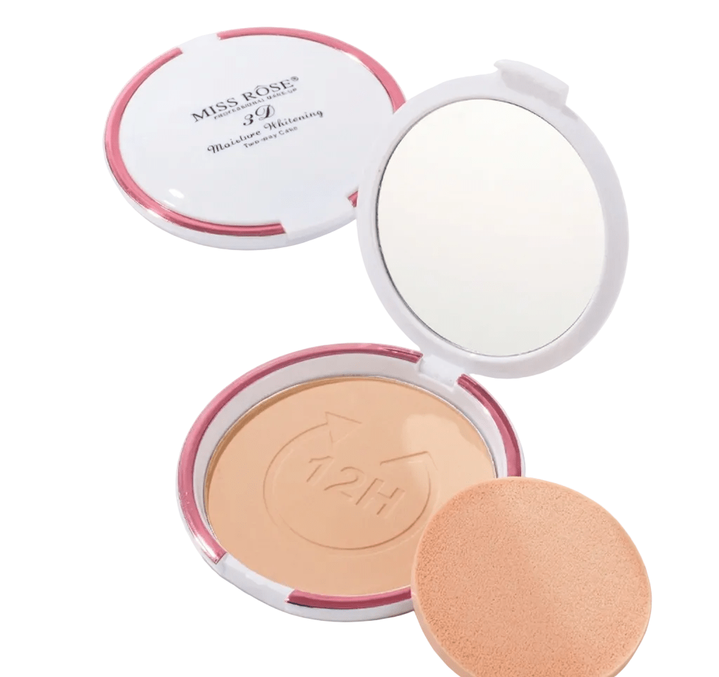 Miss Rose Two-Way Compact Powder – 12H Matte Finish & Oil Control - The Nexa Shop