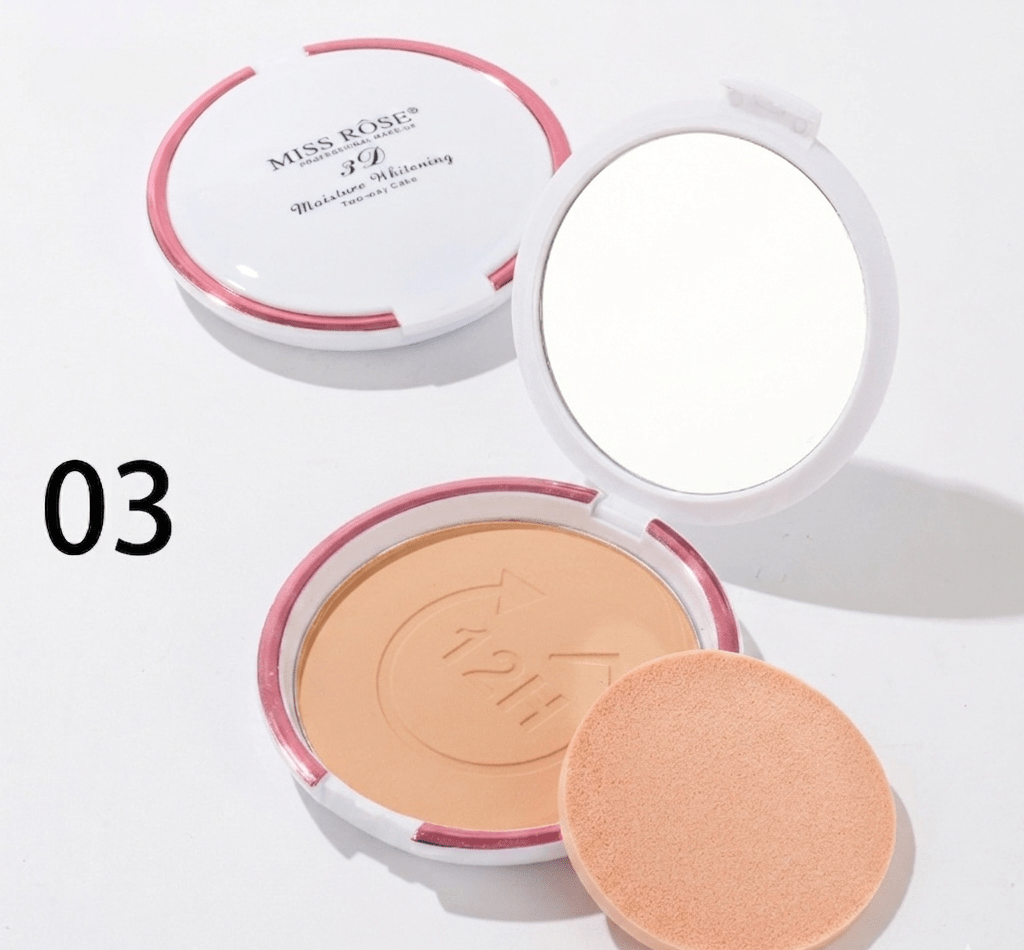 Miss Rose Two-Way Compact Powder – 12H Matte Finish & Oil Control - The Nexa Shop