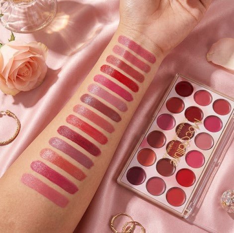 Mocallure 18-Color Matte & Satin Lipstick Palette Kit - The Nexa Shop