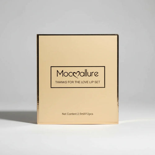 Mocallure 12-Piece Nude Matte Lip Gloss Set