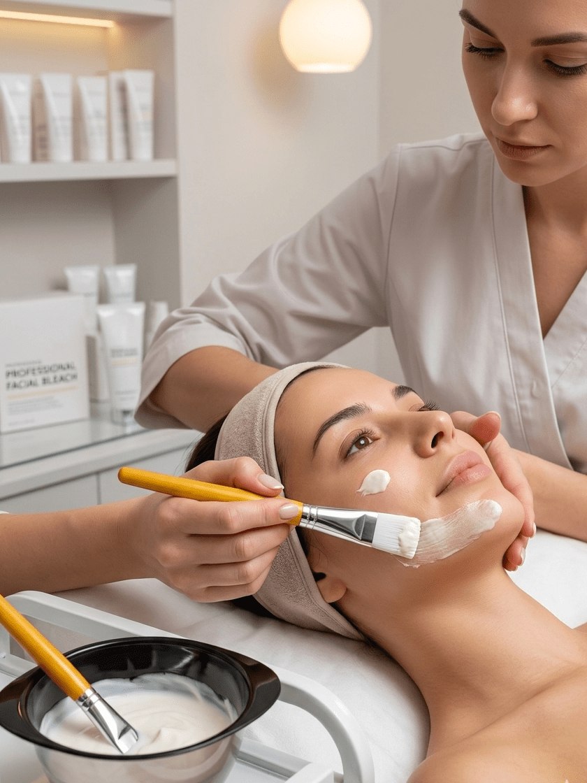 N7 Facial Application Brush – Precision Tool for Bleach, Face Masks, and Skincare - The Nexa Shop