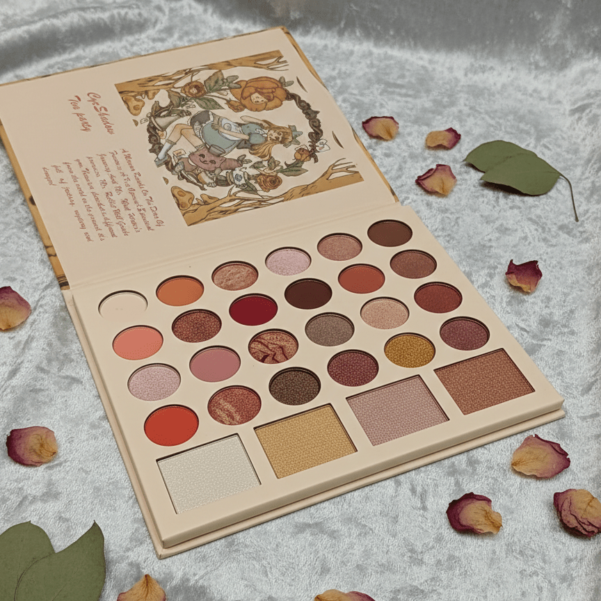 Nora Flowers 2-in-1 Eyeshadow & Highlighter Palette (28 Colors) - The Nexa Shop