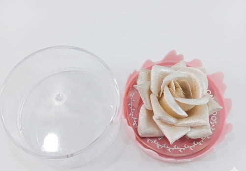 ONEYIOO 3D Rose Flower Blusher & Highlighter 2-in-1 Luminous Compact - The Nexa Shop