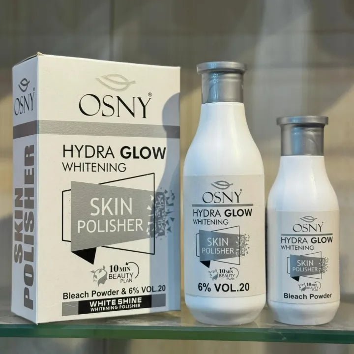 OSNY Hydra Glow Whitening Skin Polisher | Face Bleach Powder 6% Vol 20 - The Nexa Shop