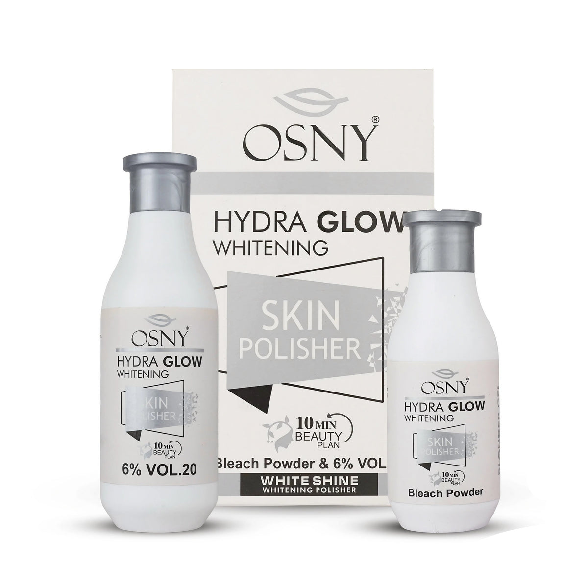 OSNY Hydra Glow Whitening Skin Polisher | Face Bleach Powder 6% Vol 20 - The Nexa Shop