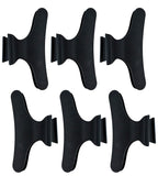 Pack of 6 Large Matte Hair Claw Clips – Non-Slip French Design Hair Catchers - The Nexa Shop