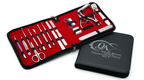 Professional 17-Piece Manicure & Pedicure Heavy Duty Grooming Kit with Zipper Case - The Nexa Shop