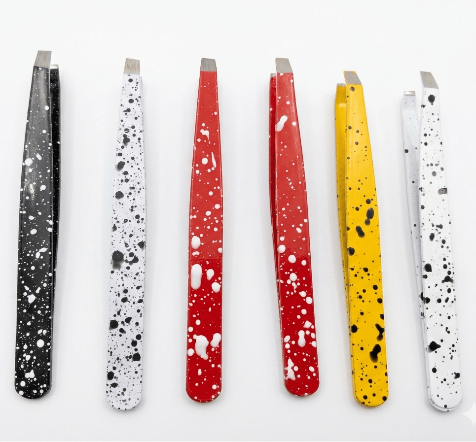 Professional Slant Tip Tweezers – Precision Eyebrow Shaping & Facial Hair Removal Tool - The Nexa Shop